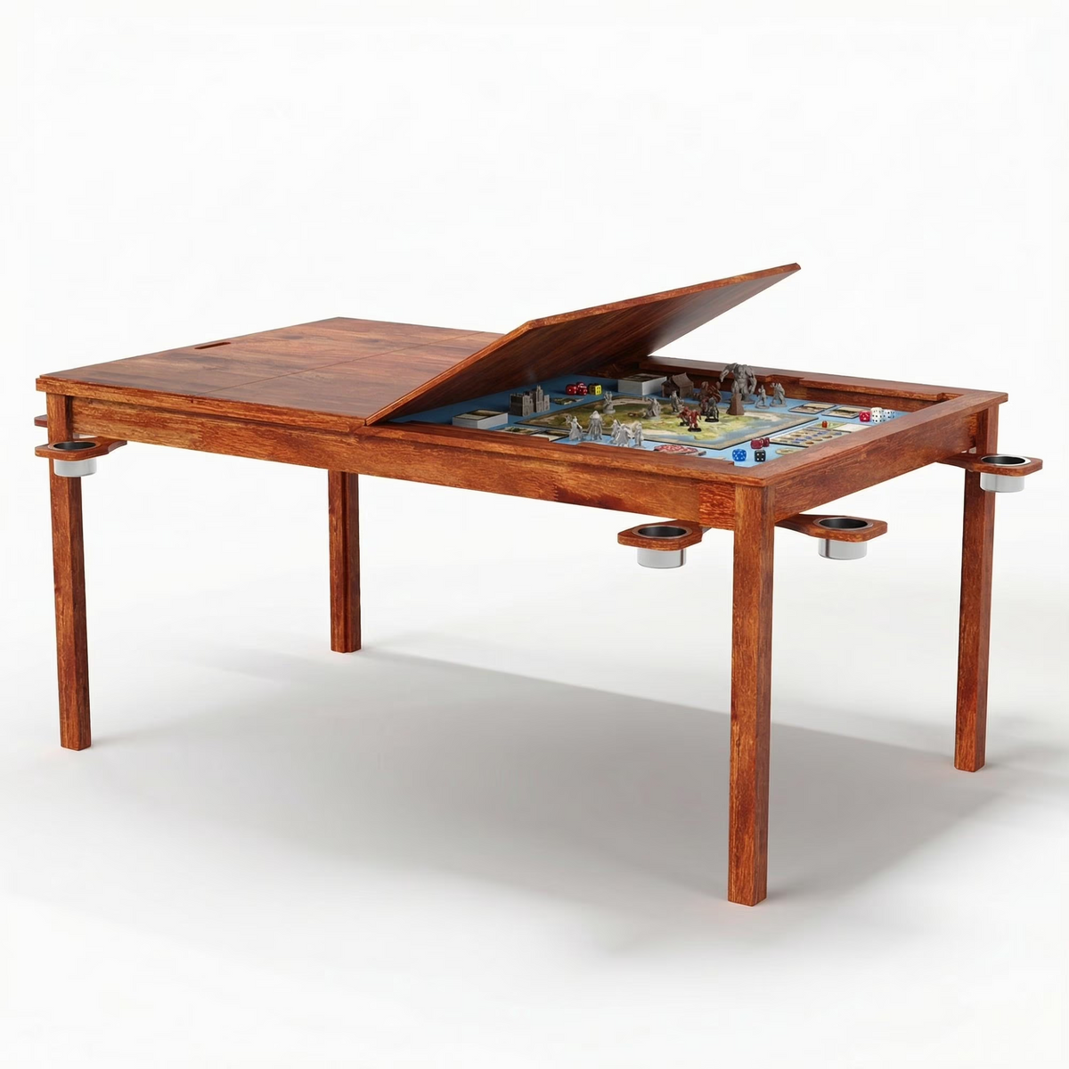Shapoo Card Game Table LAZZO Board Game & Card Table, 65