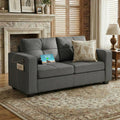 TYBOATLE 65" Small Couches for Bedroom, Modern Tufted Comfy Loveseat