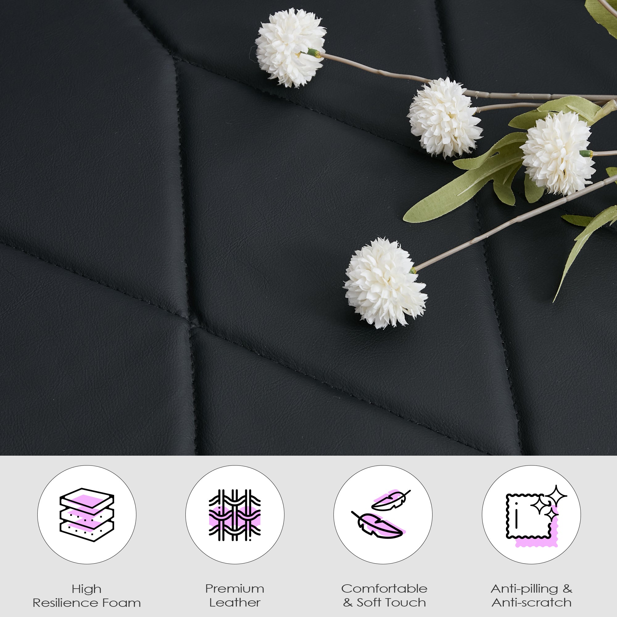 TYBOATLE Convertible Sleeper Chair Bed for Adults, 3-in-1 Pull Out Sofa Chair Bed with USB/Type-C Ports, Cup Holders, Side Pockets, Single Sofa Bed for Living Room, Bedroom, Office (Black Leather)