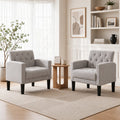 JIASTING Living Room Accent Chairs Set of 2, Upholstered Armchairs for Bedroom, Dorm