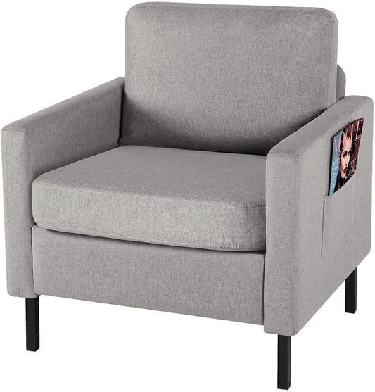 Accent Arm Chair Single Sofa Bedroom Chair Reading Chairs for Adults Suitable for Small Spaces